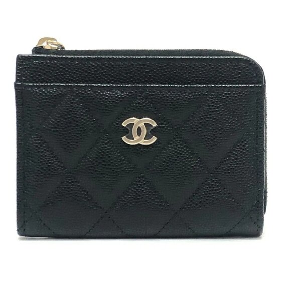 CHANEL Matelasse CC Mark Fragment Case coin purse Card Case Card Case - Picture 1 of 11